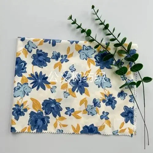 floral woven fabric