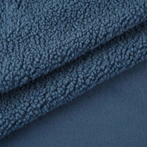 Flannel dyed knitted fabric